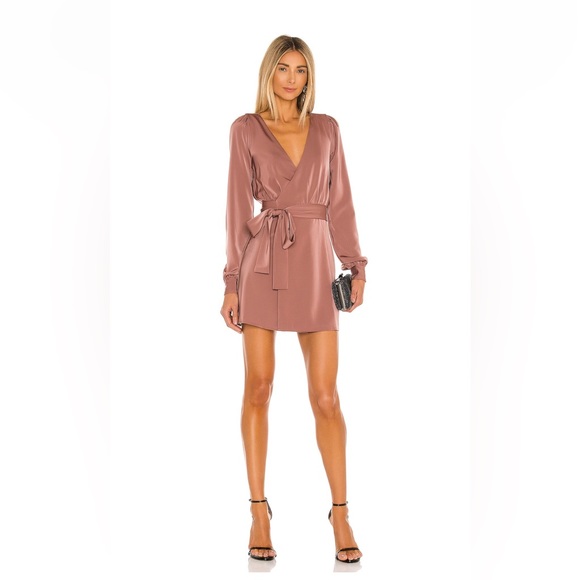 NBD Janet mini dress in color mauve - Picture 1 of 5
